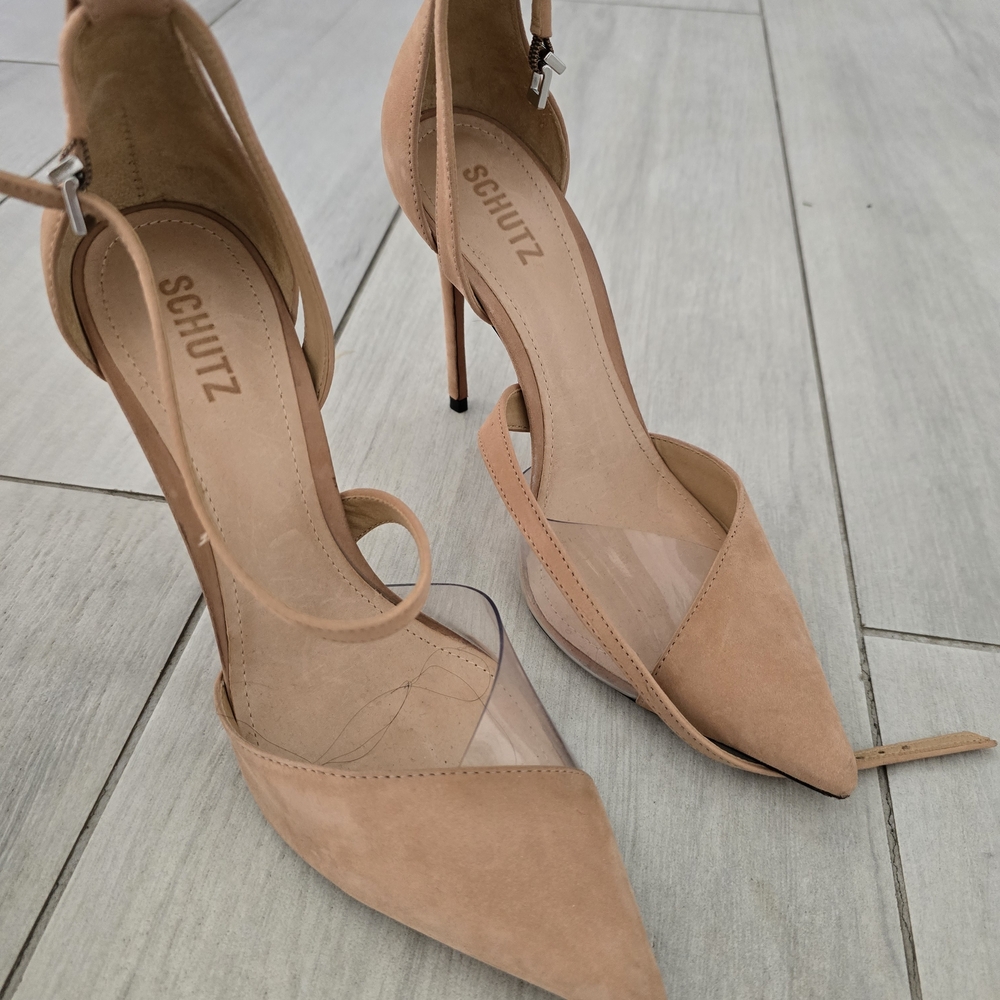 SCHUTZ Women's Nude Pointed Heels